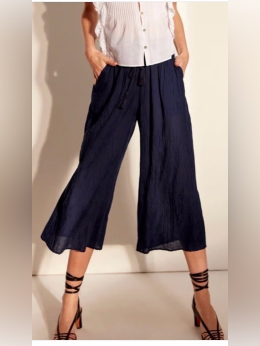 Aritzia Wilfred Nanterre Wide Leg Modal Pants XS